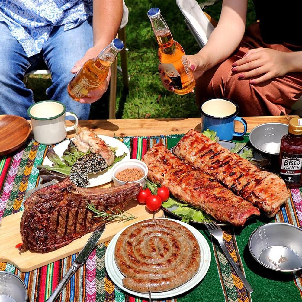Amazon.co.jp: スーパー盛り上がる！BBQセット 7人前 2.92kg